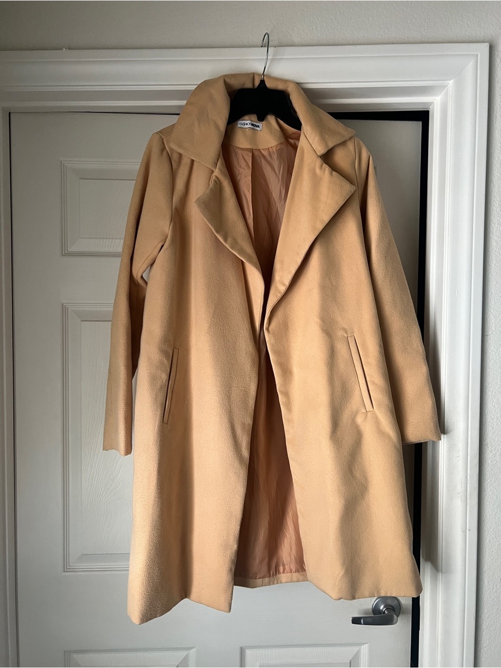 Women's Camel Long Coat